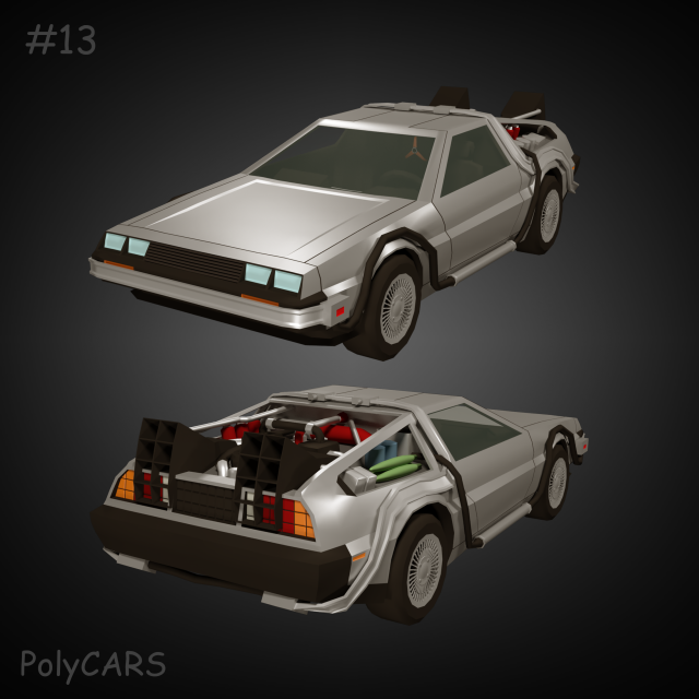 polycar n13 popculture pack 3D मॉडल .c4d .max .obj .3ds .fbx .stl .blend