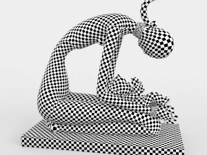 estatueta de anjo Modelo 3D