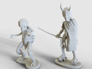 teenage mutant ninja turtles figurines tmnt 3D Model