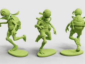 teenage mutant ninja turtles figurines tmnt 3D Model