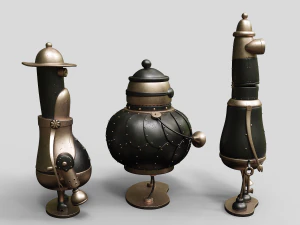 cole&ccedil;&atilde;o machinarium vol 1 Modelo 3D