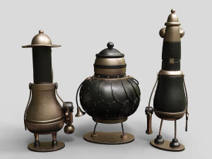 cole&ccedil;&atilde;o machinarium vol 1 Modelo 3D