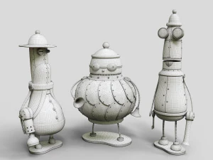 cole&ccedil;&atilde;o machinarium vol 1 Modelo 3D