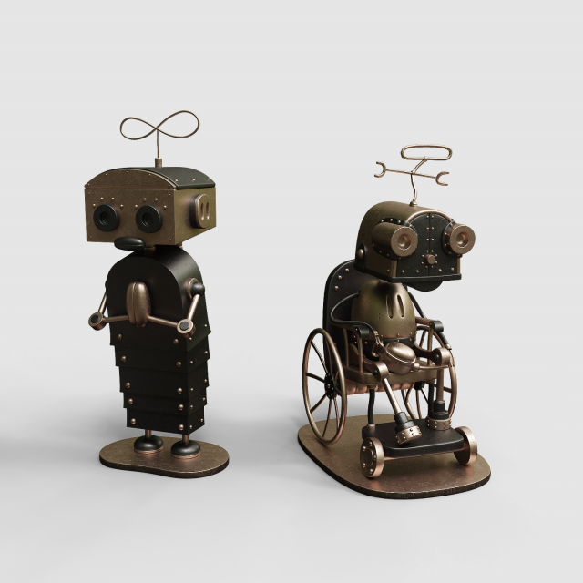machinarium collection vol 3 3D मॉडल .c4d .max .obj .3ds .fbx .stl .blend 