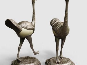damaged elias geyer ostrich eggs 3D 模型