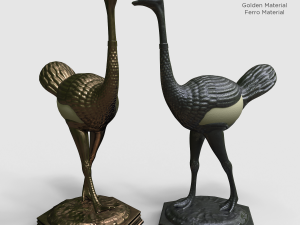 damaged elias geyer ostrich eggs 3D 模型