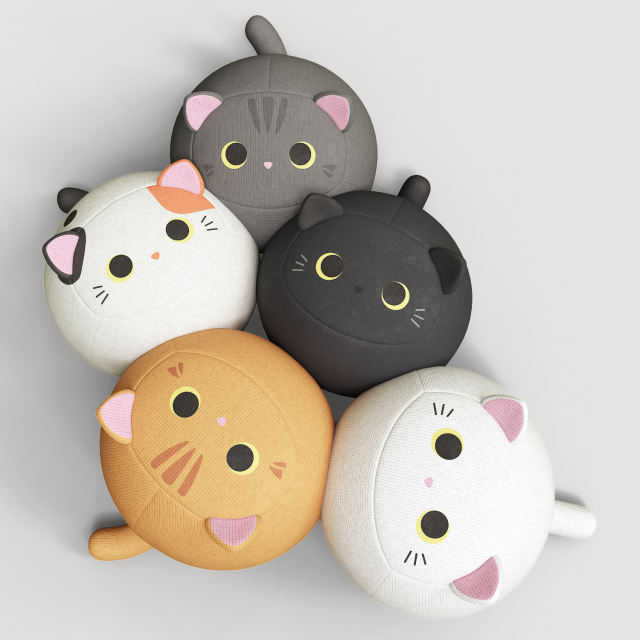 the five michis 3D Model .c4d .max .obj .3ds .fbx .stl .blend 