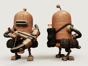 Robot War 3D Model