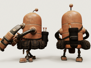 Robot War 3D Model