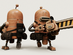 Robot War 3D Model