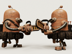Robot War 3D Model