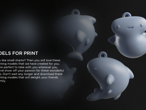 Tiny Shark 3D प्रिंट मॉडल
