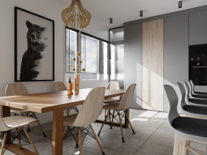 Big Modern Stile Kitchen 3D Model