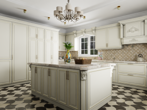 Classic american Kitchen 3D मॉडल