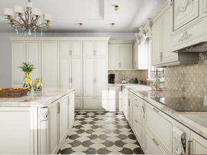 Classic american Kitchen 3D मॉडल