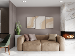 Modern Living Room Greece Modèle 3D