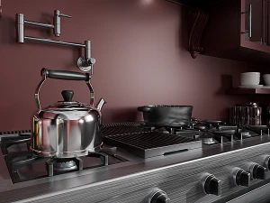 Red Kitchen New York 3D Model