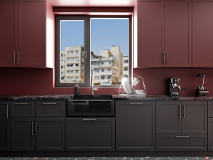 Red Kitchen New York Model 3D