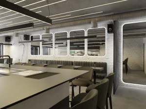 Loft CafeBar Canad&aacute; Modelo 3D