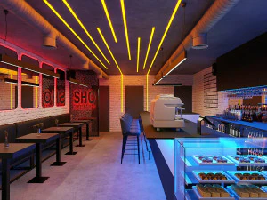 Loft CafeBar Canad&aacute; Modelo 3D