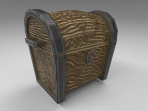 stylized chest Modelo 3D
