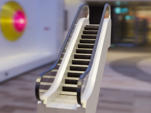 Mechanical staircase 3D Model