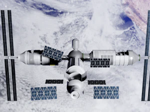 Esta&ccedil;&atilde;o espacial Modelo 3D