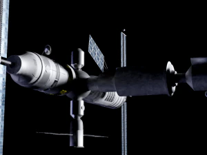 Esta&ccedil;&atilde;o espacial Modelo 3D