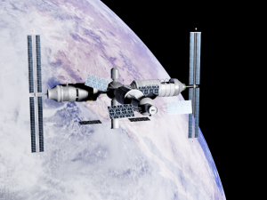 Space station 3Dモデル