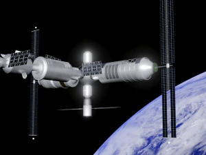 Esta&ccedil;&atilde;o espacial Modelo 3D