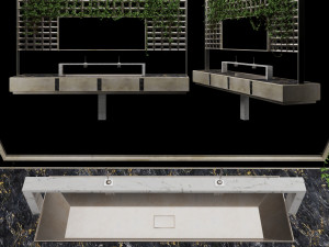 sink concept two-way Modelo 3D