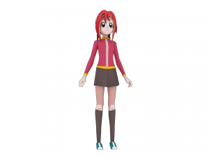 girl anime 3D 모델