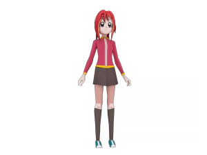 girl anime 3D Model