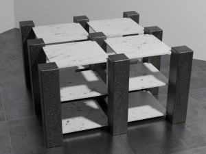 leaving room table bam 3D 모델
