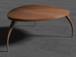 leaving room table bum 3D 모델