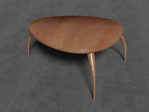 dejando la mesa de la habitaci&oacute;n vagando Modelo 3D