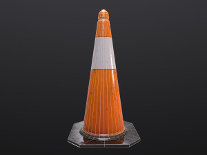 traffic cone Modelo 3D