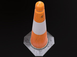 traffic cone Modelo 3D