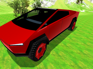 tesla cybertruck low poly 2019 Modello 3D