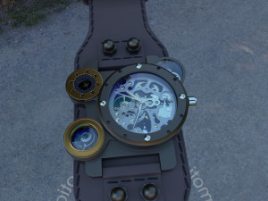 steampunk watch 3D Модель
