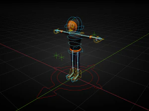 halloween pumpkin character 3D Model