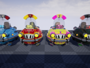 flying sci-fi car 3D Модель