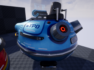 flying sci-fi car 3D Модель