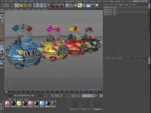 flying sci-fi car 3D Модель