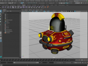 flying sci-fi car 3D Модель