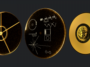 voyager golden record 3D Model
