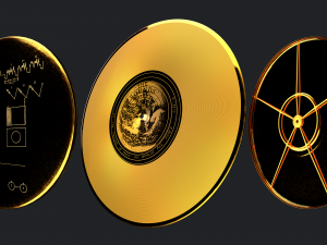 voyager golden record 3D Model