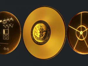 voyager golden record 3D Model