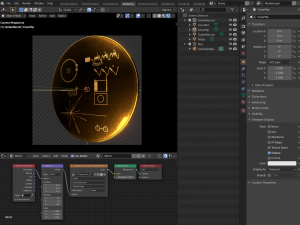 voyager golden record 3D Model