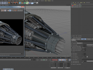rocket thruster engine 3D Model